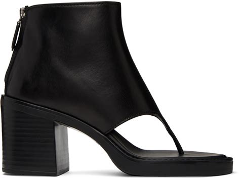 miu miu open toe boots|miu leather boots.